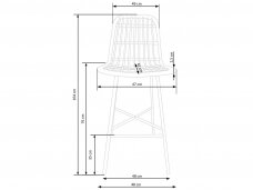 Baro kėdė H-97