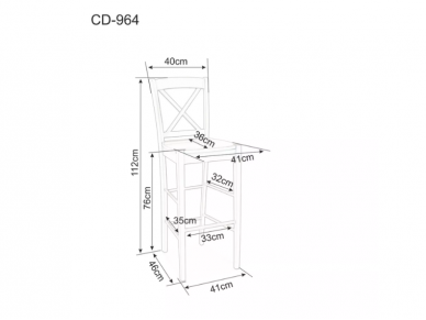 Baro kėdė CD-964 1