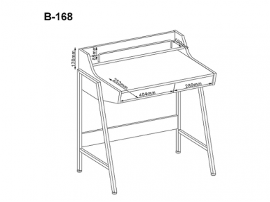 Darbo stalas B-168 1