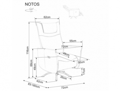 Fotelis NOTOS 8