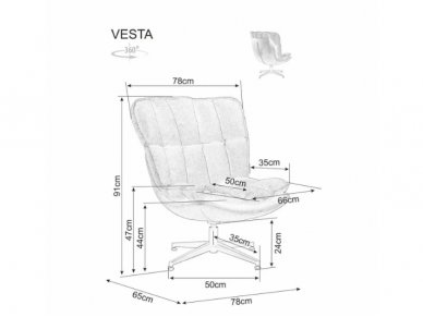 Fotelis VESTA 6