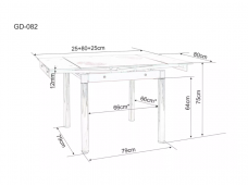 Išskleidžiamas stalas GD-082