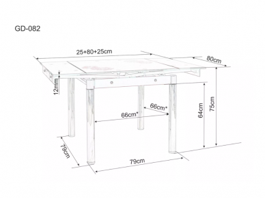 Išskleidžiamas stalas GD-082 7