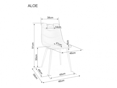 Kėdė ALOE 6