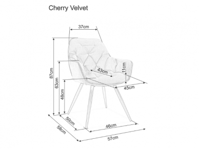 Kėdė CHERRY BUFFALO 7