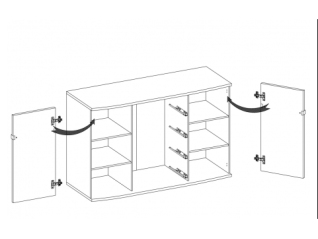 Komoda CANDY C12