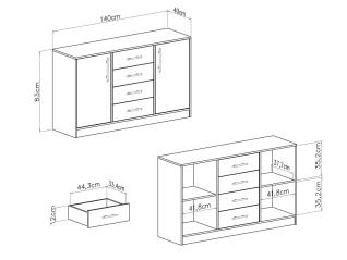 Komoda D SRK1