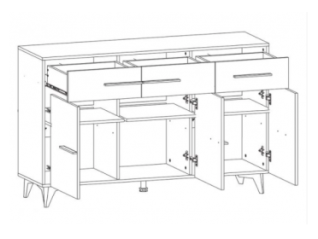 Komoda Frida K3D3S