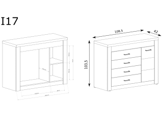 Komoda INDIANAPOLIS I17