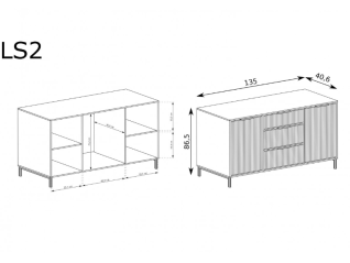 Komoda LINKASTYLE LS2