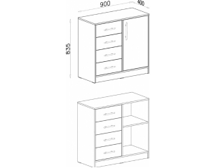 Komoda M SRK2