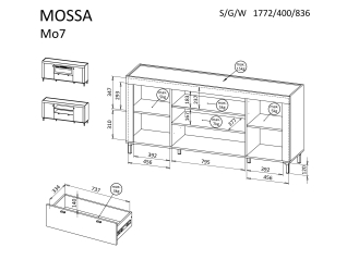 Komoda MOSSA MO07