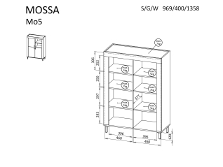 Komoda MOSSA MO5