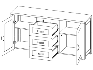 Komoda NEVADA K2D