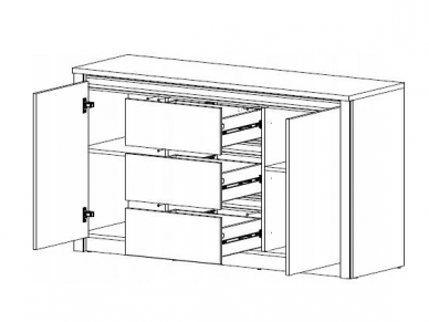 Komoda Malta K2DP 3