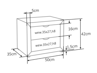 Naktinė spintelė ET-002