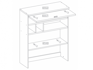 Pastatoma lentyna DAVOS D5 1