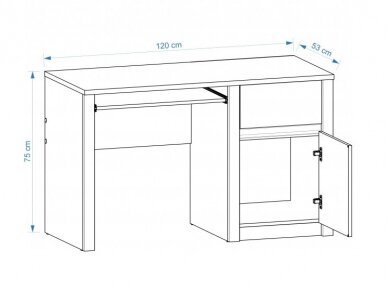 Rašomasis Stalas MONTANA B1 1