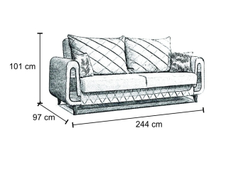 SOFA LOVA Blanka