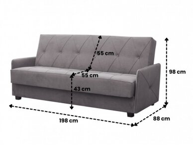 Sofa lova GOLD 43 5