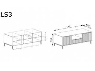 TV Staliukas LINKASTYLE LS3